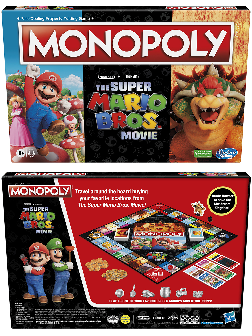 Hasbro Gaming Monopoly Movie The Super Mario Bros.