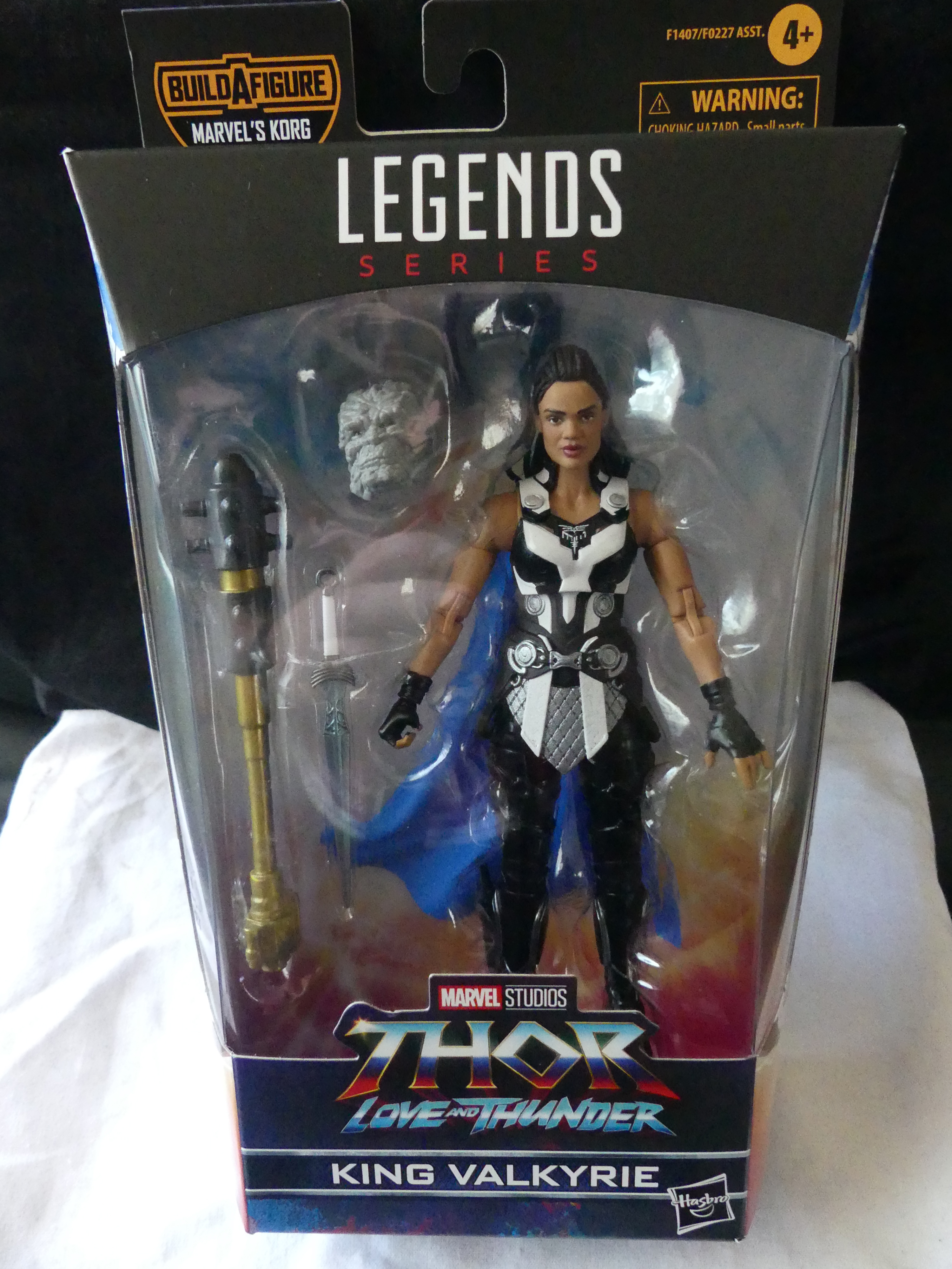 Hasbro Marvel Legends Series Thor: Love and Thunder King Valkyrie  Build-A-Figure 6-in Action Figure