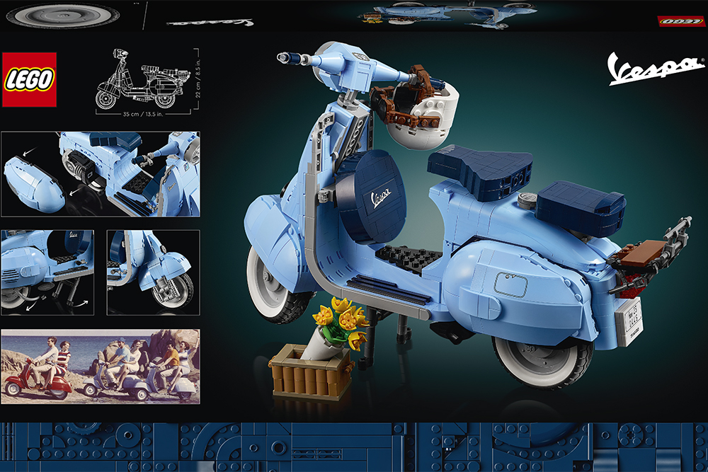 Nouvelle The Vespa 125 Is Now Available As A Lego Replica