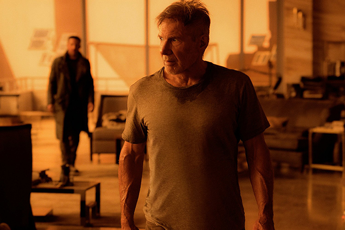 USA. Dave Bautista in the ©Warner Bros. new movie: Blade Runner 2049  (2017). Plot: Thirty years after the events of the first film, a new blade  runner, LAPD Officer K (Ryan Gosling)