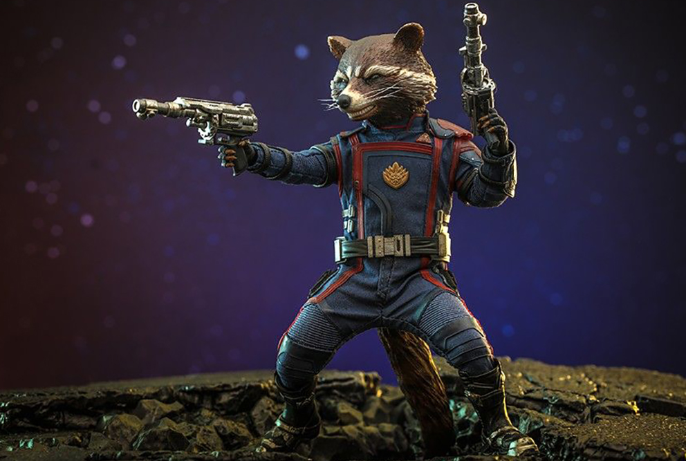 Nouvelle Guardians Of The Galaxy Vol 3 Focus On The Hot Toys Rocket And Cosmo Collectible